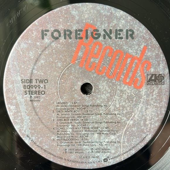 Foreigner - “Records” Vinyl LP - Picture 4 of 5